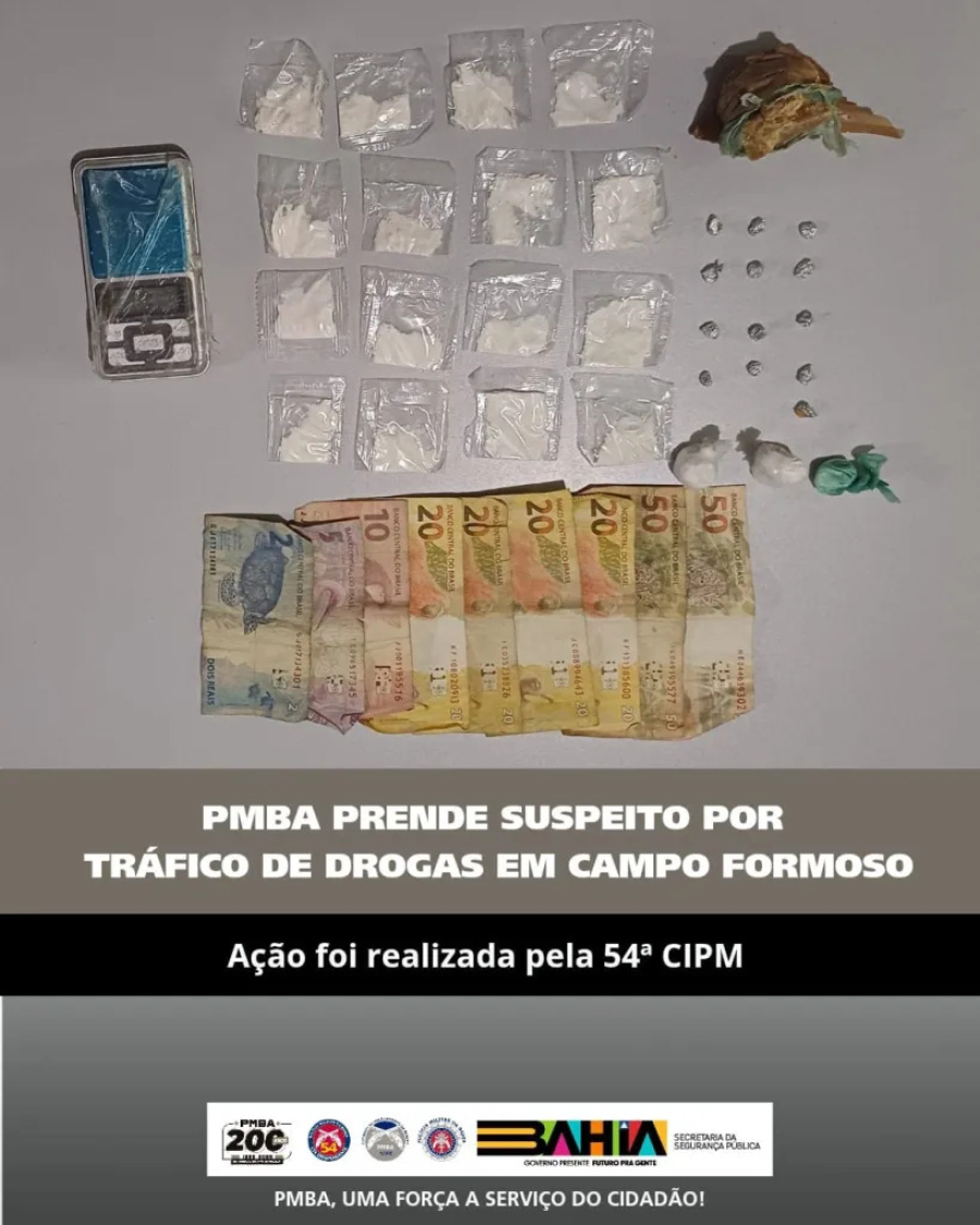 Elemento de Alta periculosidade é preso pela PM em Campo Formoso