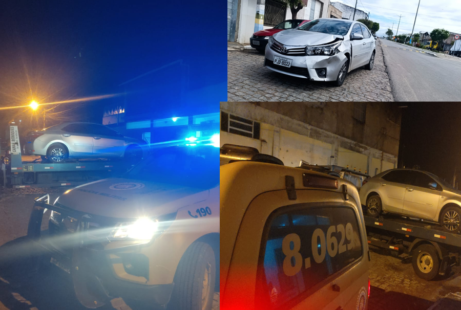 Corolla envolvido em acidente em Filadélfia havia sido tomado de assalto na noite de ontem em Capim Grosso