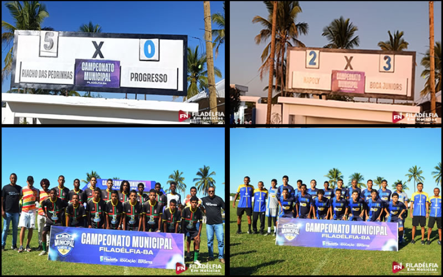 Campeonato Municipal de Filadélfia tem estreia com muitos gols na categoria Juvenil