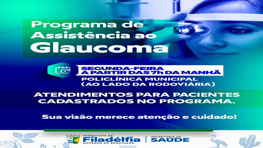 Filadélfia realiza atendimento de assistência ao glaucoma na Policlínica Municipal