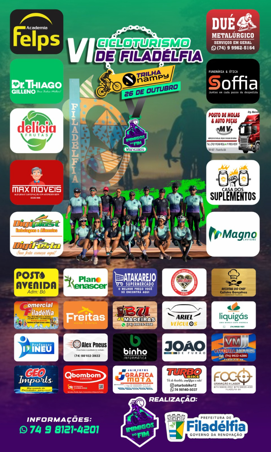 VEM AI....VEM AI O VI CICLOTURISSMO DE FILADÉLFIA 