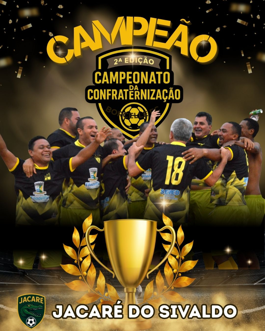 Jacaré é Campeão do Campeonato Master da Confraternização neste sábado 