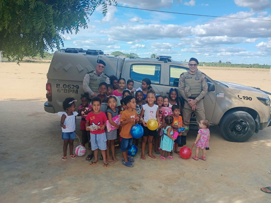 Polícia Militar realiza Ação Social “Natal do Bem 2025” em Filadélfia
