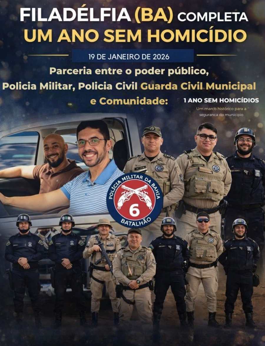 Filadélfia completa um ano sem homicídios e celebra marco histórico na segurança pública