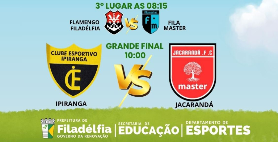 GRANDE FINAL DO 3º CAMPEONATO DOS COLETES BABA DE MASTER PROMETE MOVIMENTAR FILADÉLFIA! 
