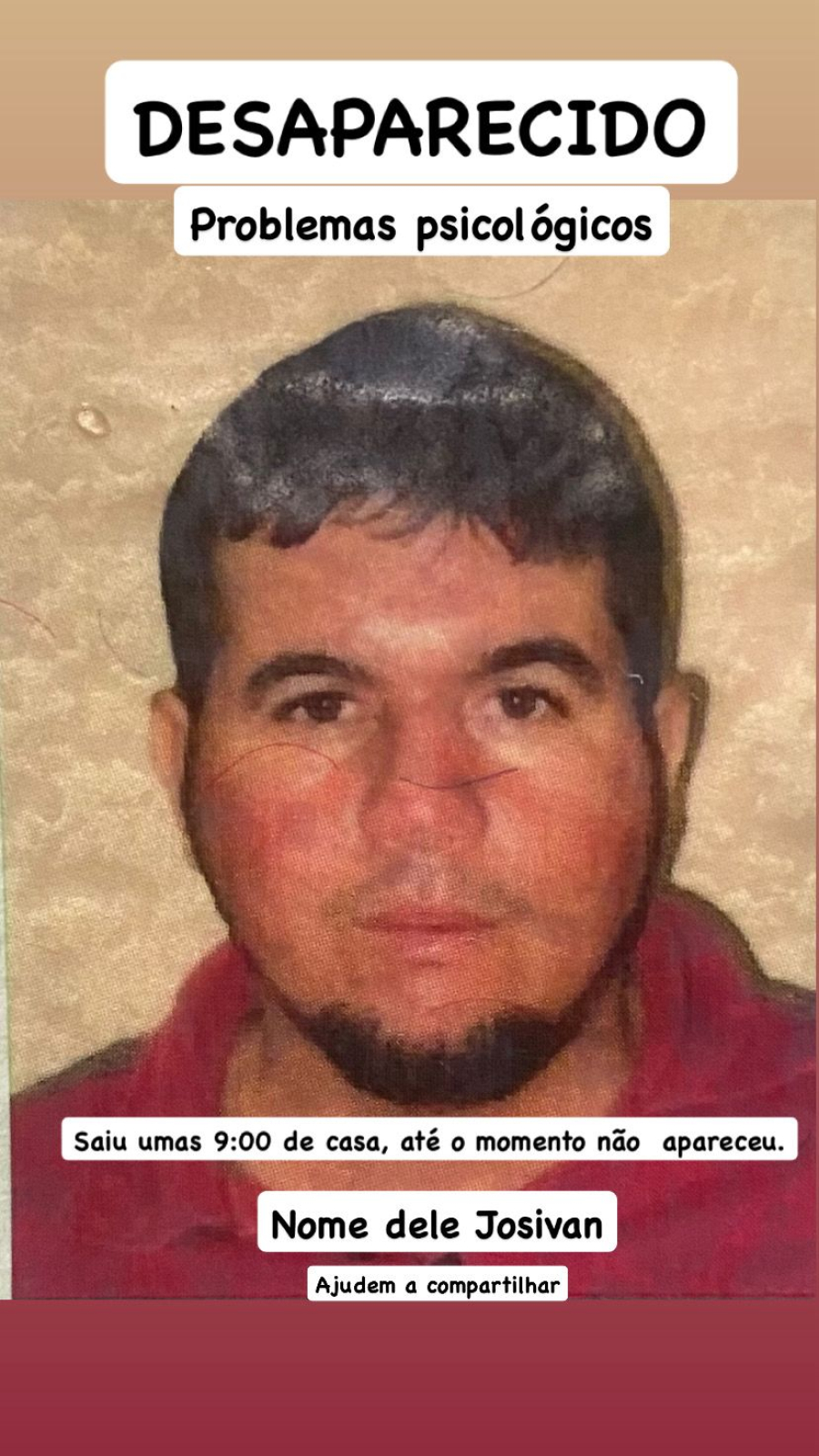 Homem está desaparecido e família pede ajuda em Filadélfia