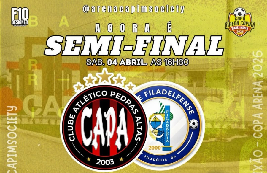 Base de Filadélfia disputa grande semifinal da Copa Arena Capim Verdes Mares