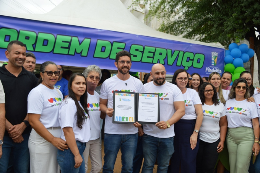 Filadélfia realiza assinatura da Ordem de Serviço para o CAEE Prof. Luís Carlos Matos da Silva