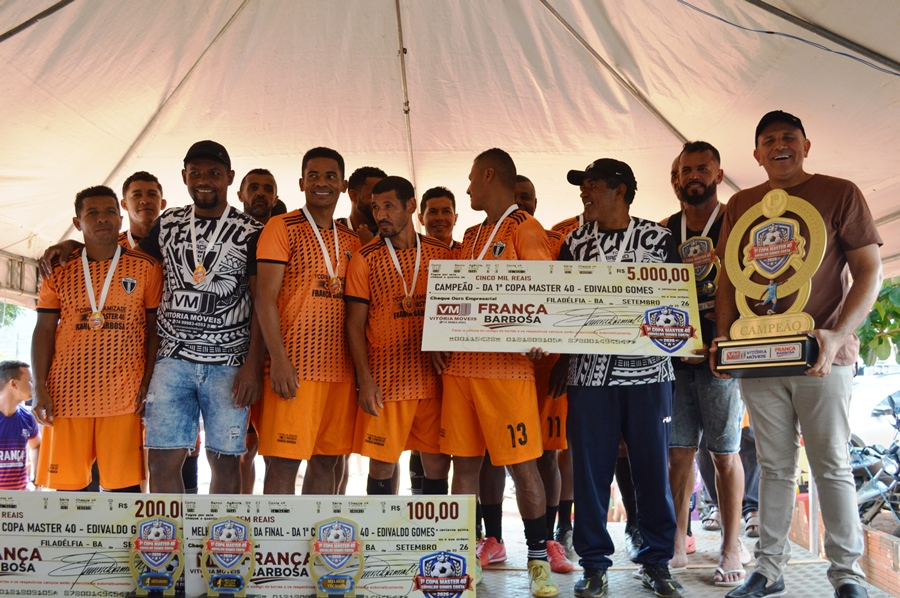Riacho do Mulungú conquista a 1ª Copa Master 40 Edivaldo Gomes Costa em Várzea da Serra.
