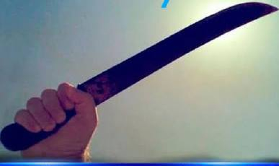 Homem é preso em flagrante suspeito de tentativa de homicídio com facão em Ponto Novo