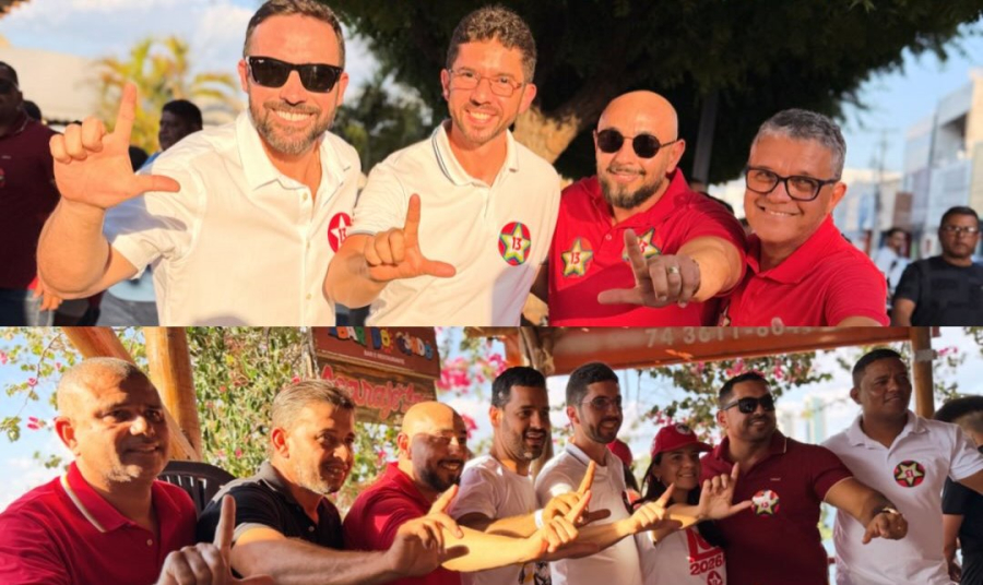 Prefeito Dr. André Maia, vice-prefeito Dr. Rodrigo e comitiva de Filadélfia acompanham Lula em Juazeiro e Petrolina